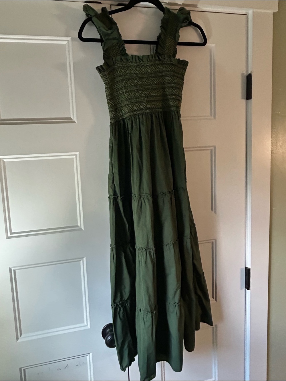 Hill House Ellie Nap Dress Leaf Green size small EUC - Picture 4 of 5